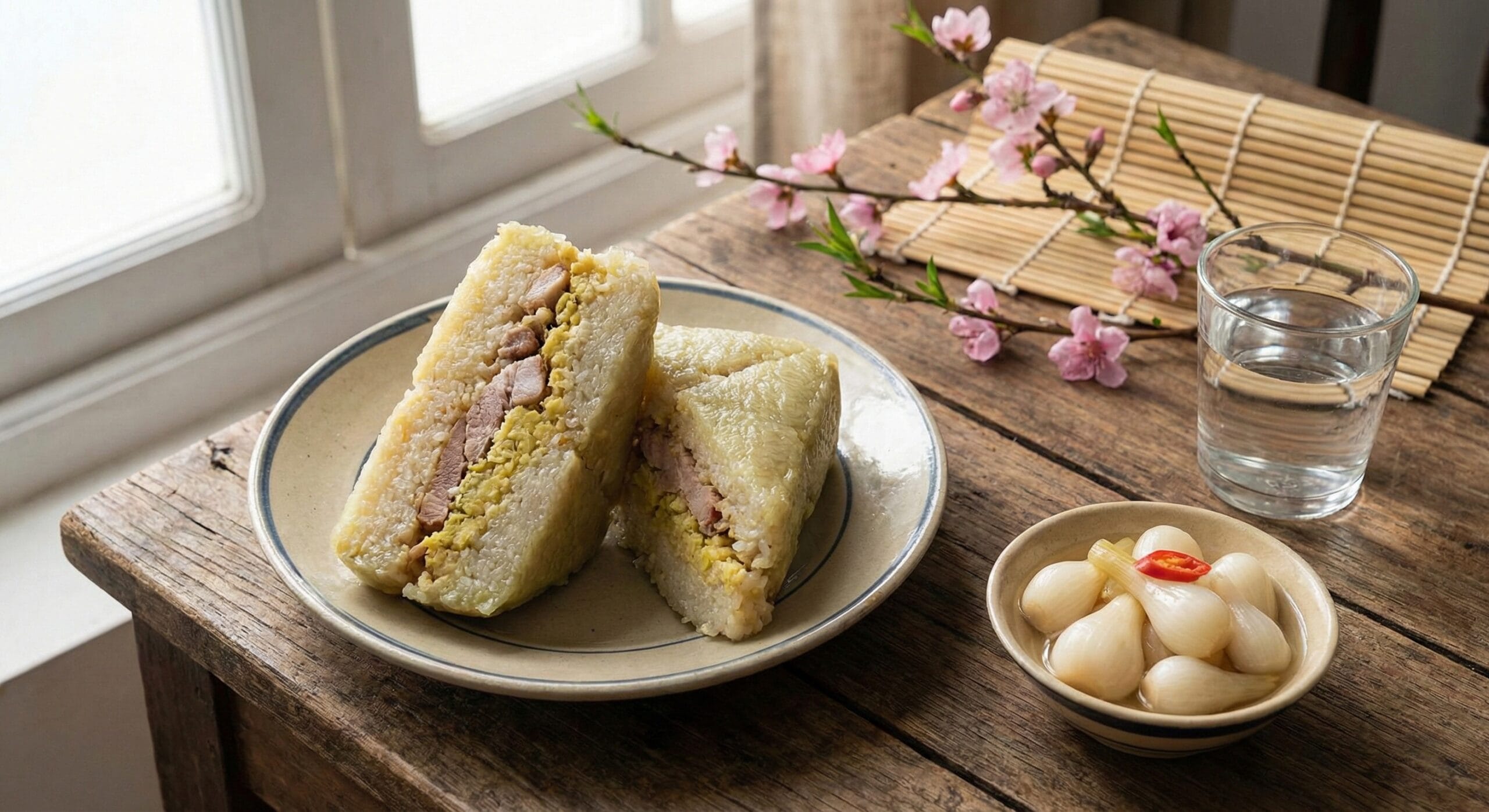 cao huyet ap an banh chung