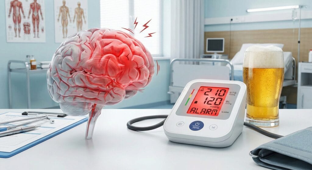 Tác hại của rượu bia với người đột quỵ