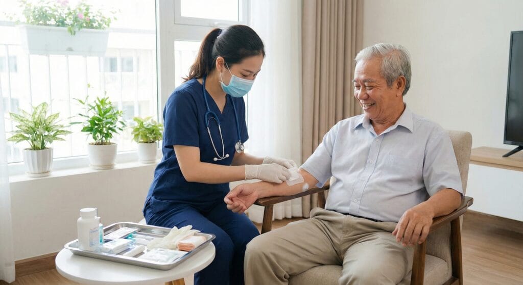 Chăm sóc vết thương tại nhà