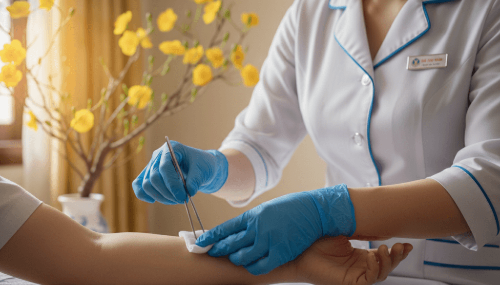 Chăm sóc vết thương tại nhà
