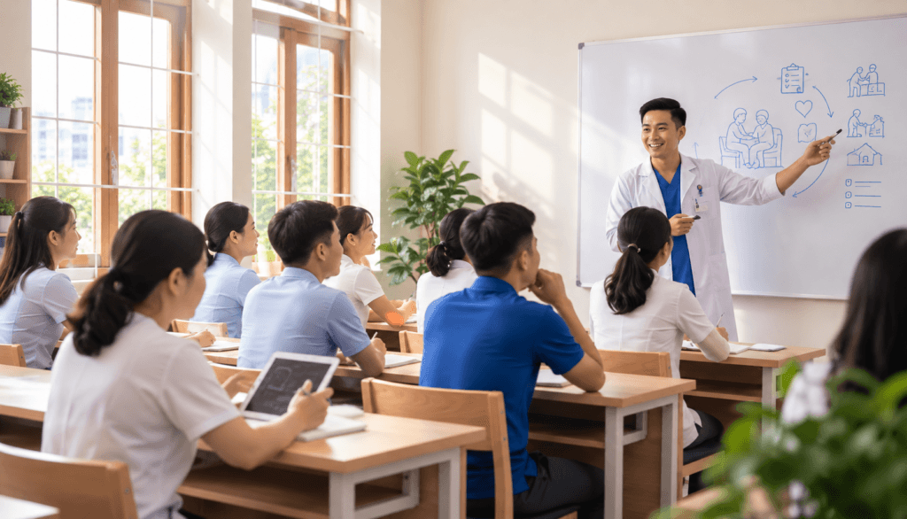 lớp đào tạo chăm sóc viên cấp tốc
