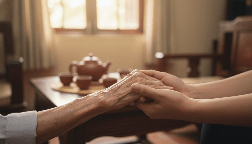 an ủi người thân khi còn có thể