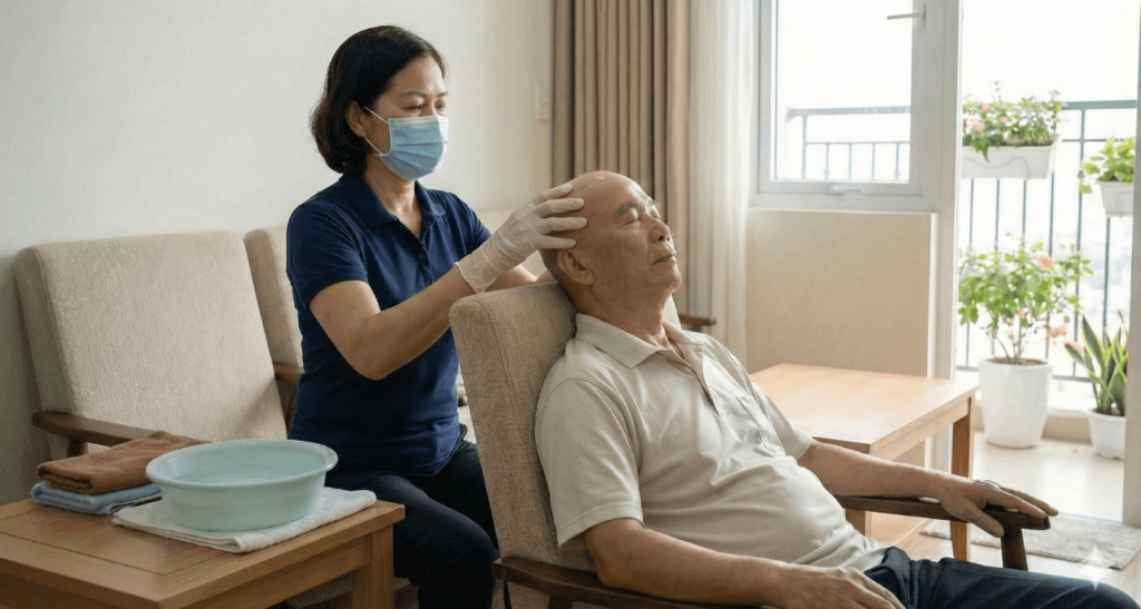 massage vệ sinh da đầu giúp giảm căn thẳng