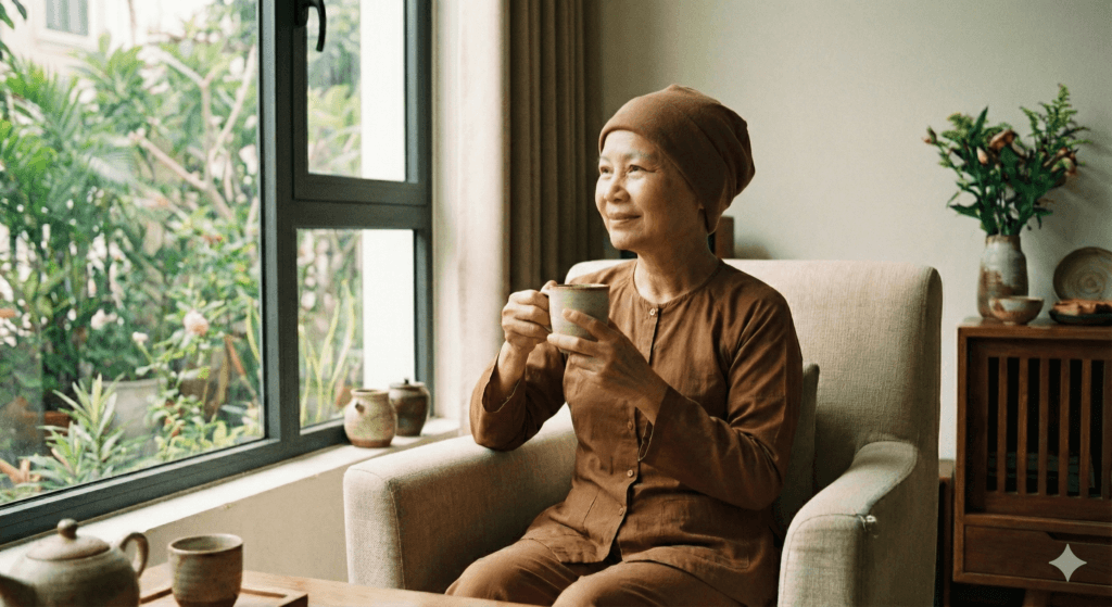cách vệ sinh da đầu khi rụng tóc do hoá trị