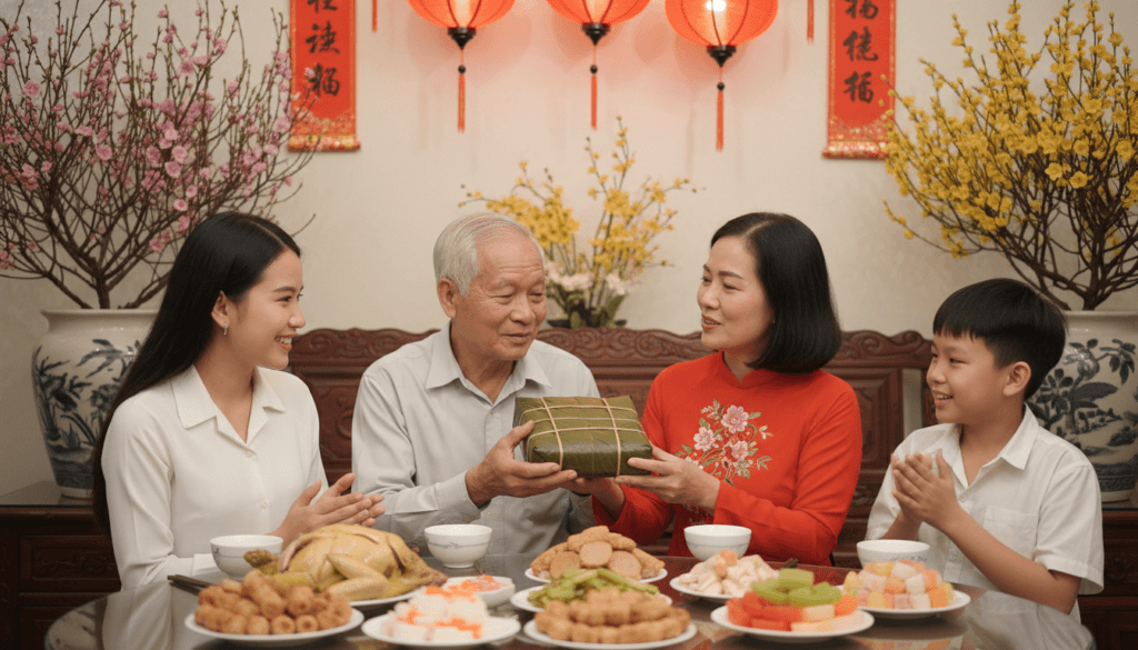 Món ăn dễ tiêu hoá cho người già ngày Tết
