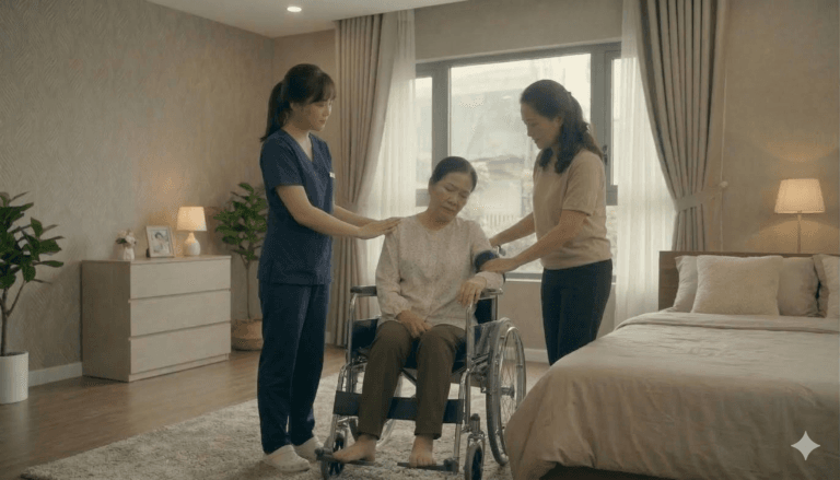 sự chia sẽ cùng với người thân và gia đình