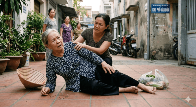 Té ngã ở người cao tuổi
