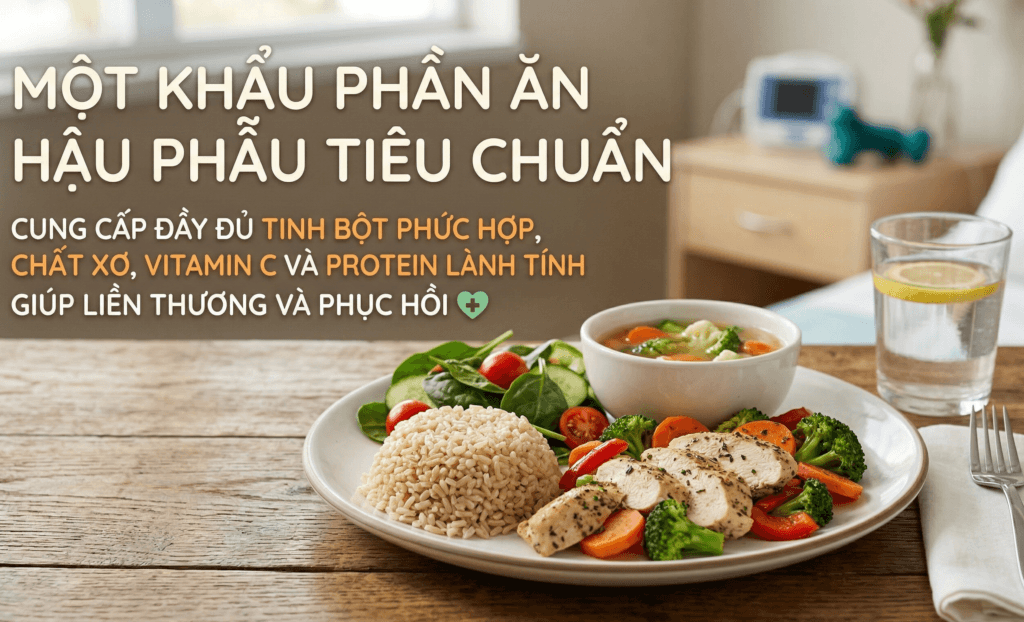 thực phẩm đảm bảo dinh dưỡng cho sự hồi phục