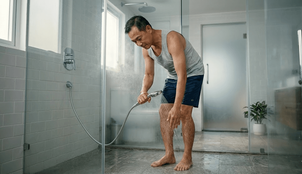đột quỵ khi tắm