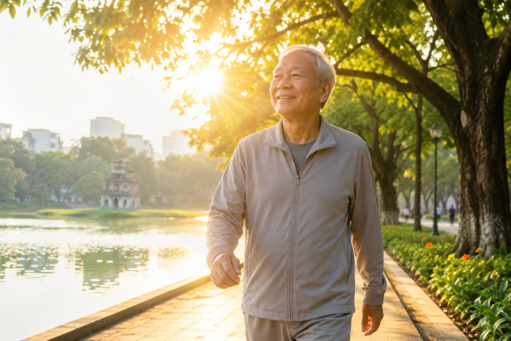 cách giúp người già ngủ ngon 