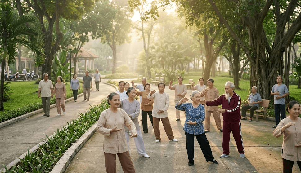 cách giúp người già ngủ ngon 