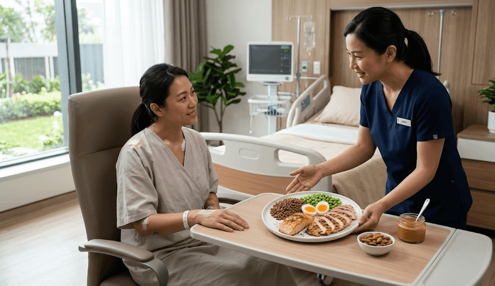 sau khi mổ nên ăn gì