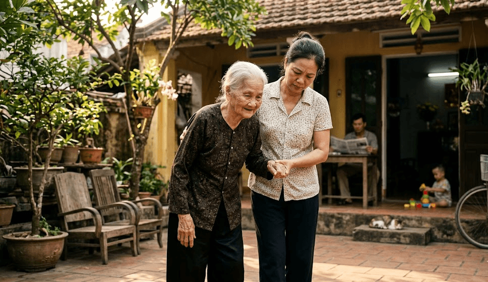 Bí Quyết Chăm Sóc Cha Mẹ già yếu