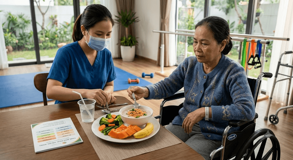 Thực Đơn Cho Người Tai Biến