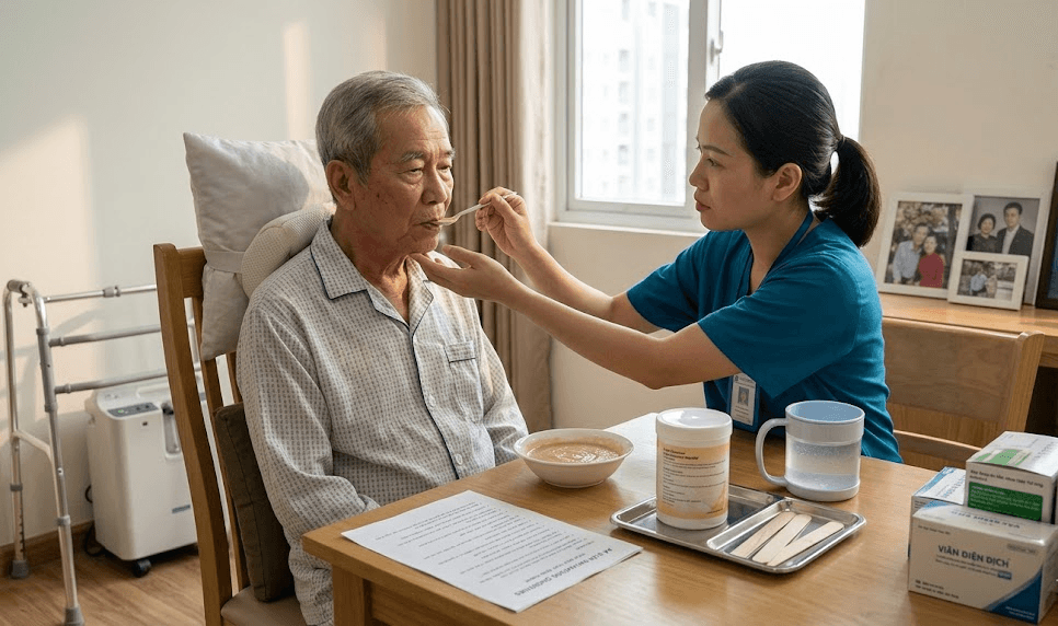 người bệnh sau đột quỵ
