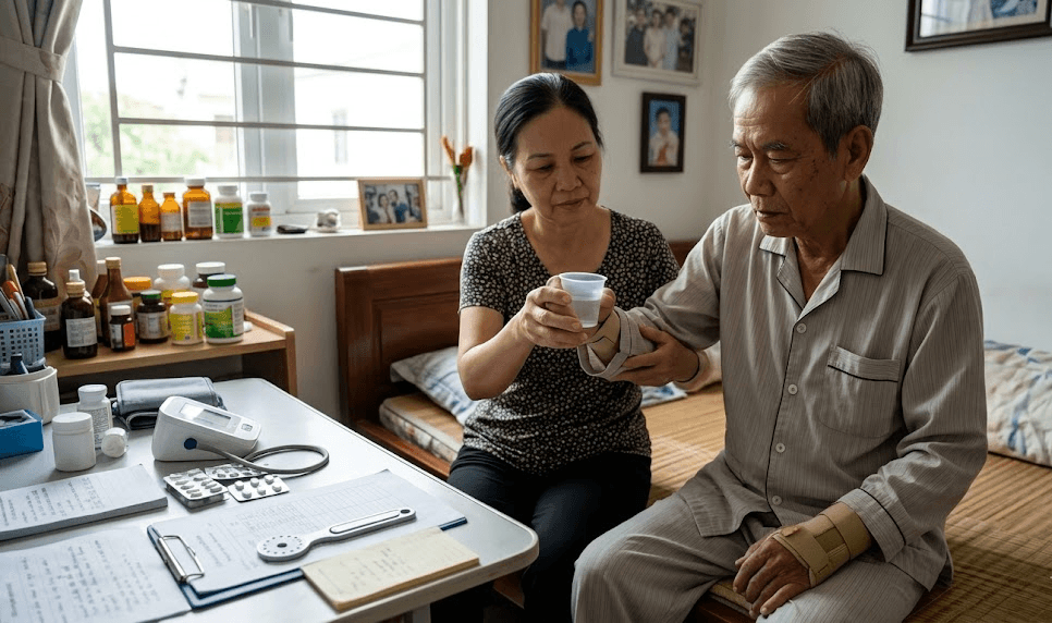 Chăm sóc người bệnh đột quỵ