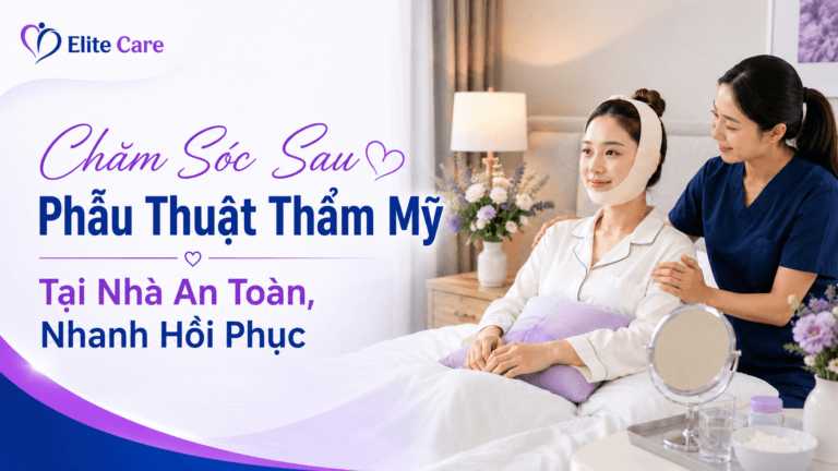chăm sóc sau phẫu thuật thẩm mỹ