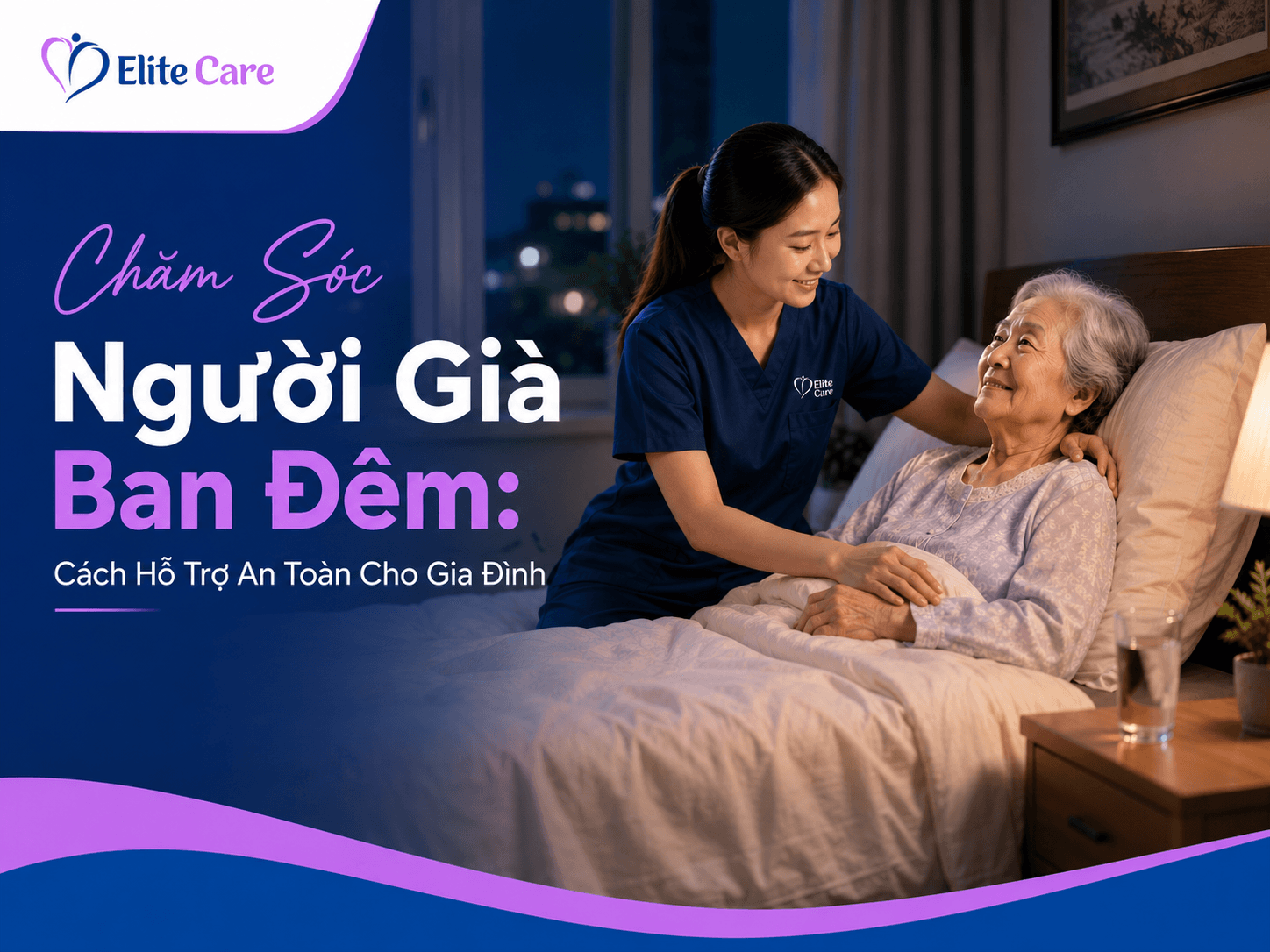 chăm sóc người già ban đêm