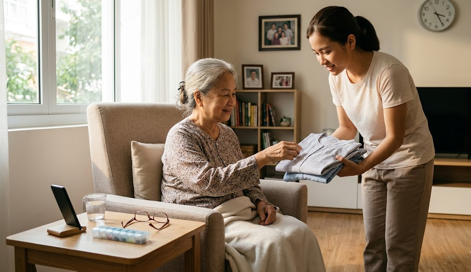 người già hay cáu gắt