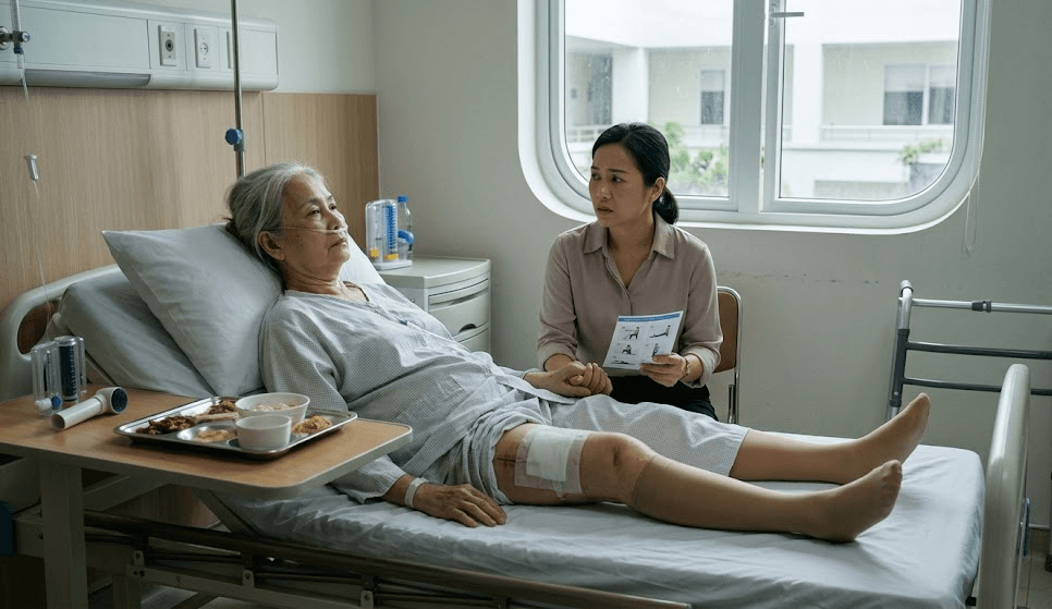 Sau Mổ Không Chịu Đi Lại 