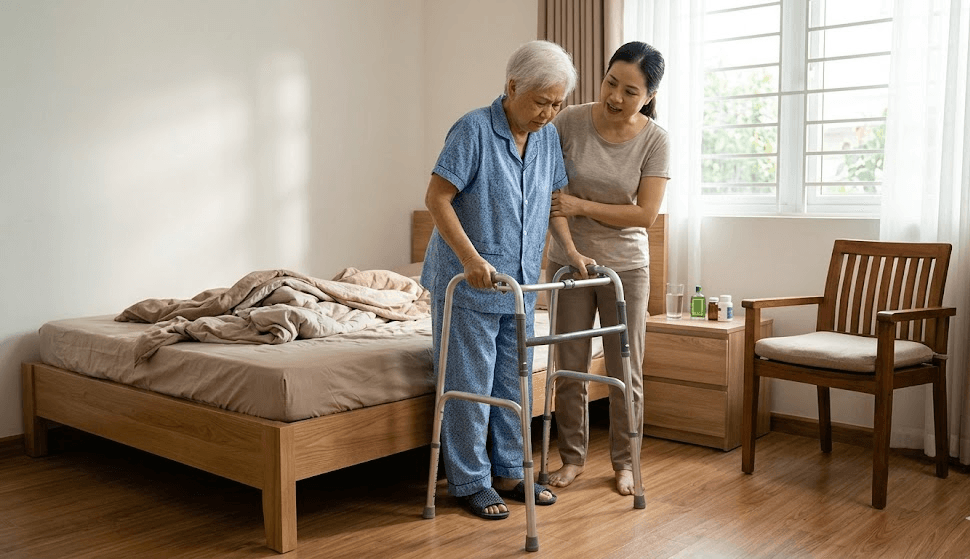 Sau Mổ Không Chịu Đi Lại 