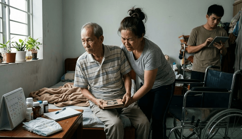 Áp Lực Chăm Sóc Người Sau Đột Quỵ