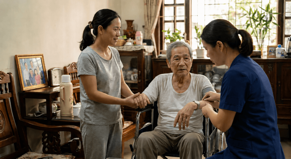 Áp Lực Chăm Sóc Người Sau Đột Quỵ
