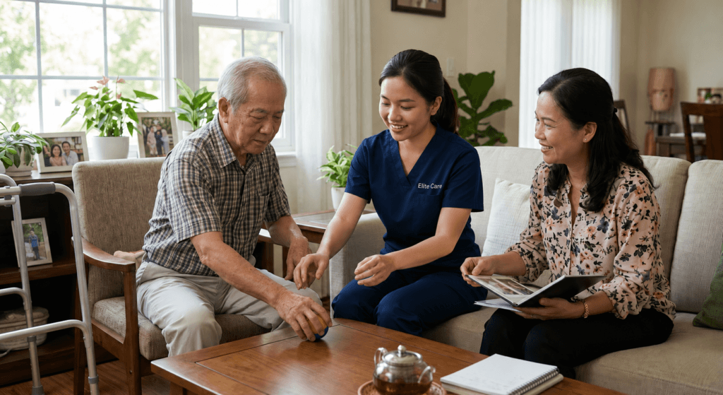 Áp Lực Chăm Sóc Người Sau Đột Quỵ