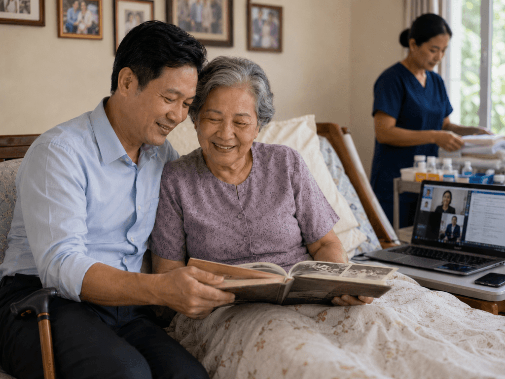 Chăm sóc người cao tuổi tại nhà