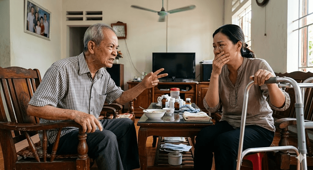 Người Bệnh Tai Biến Hay Cáu Gắt