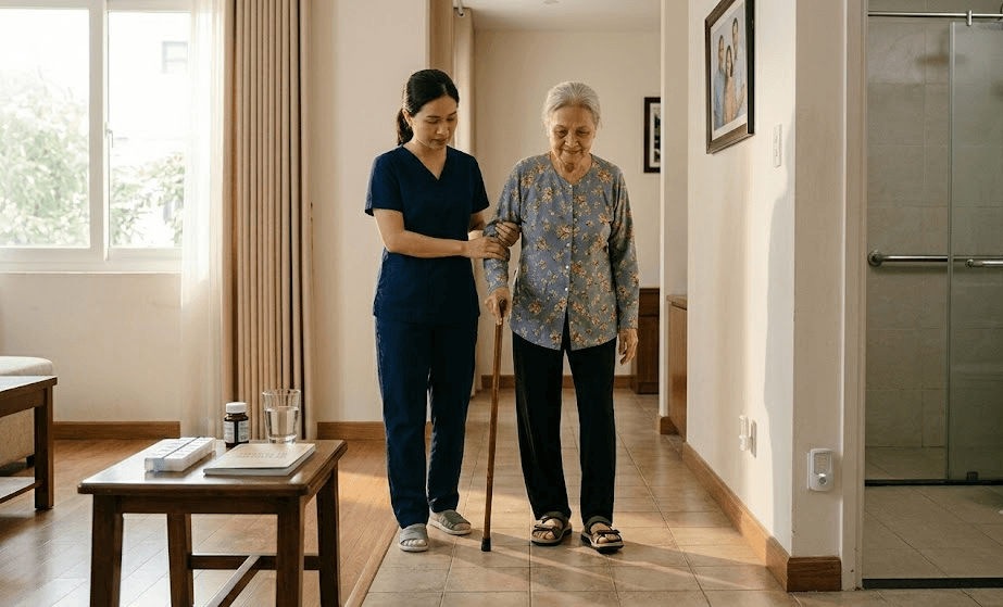 Chăm sóc người cao tuổi tại nhà