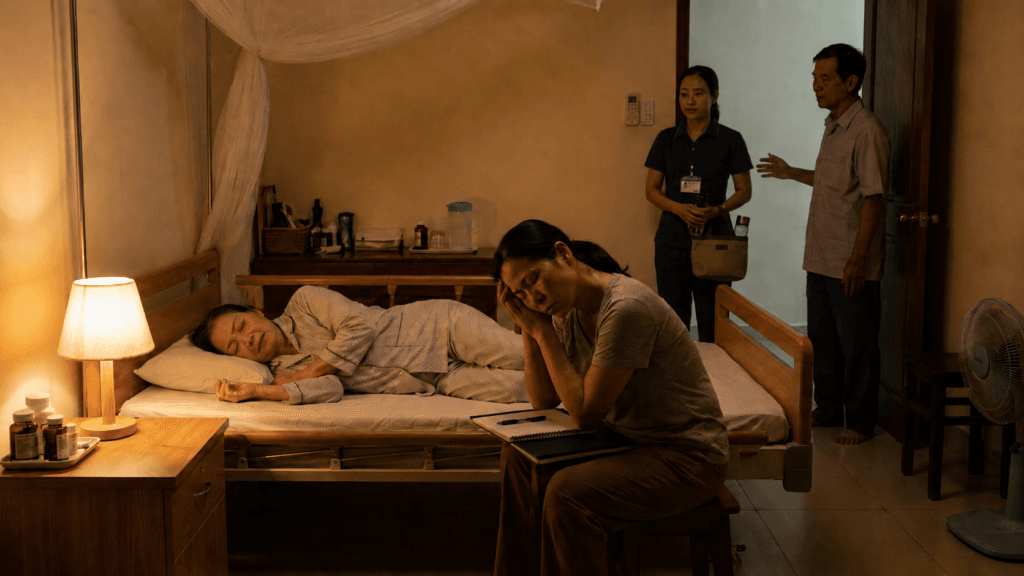 Chăm Sóc Người Sau Tai Biến Ban Đêm