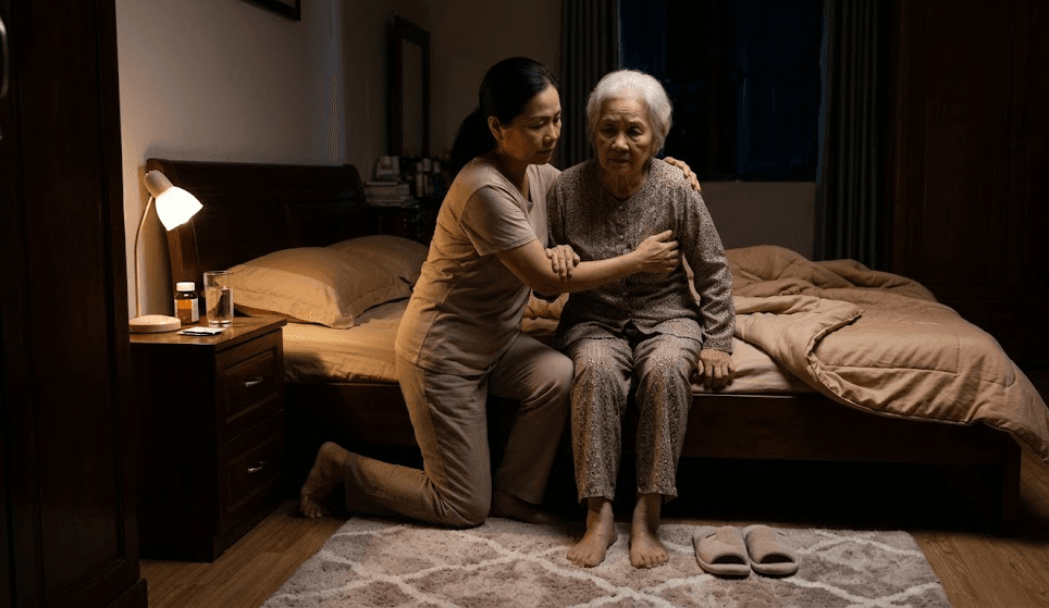 Chăm Sóc Người Già Ban Đêm: Cách Hỗ Trợ An Toàn Cho Gia Đình