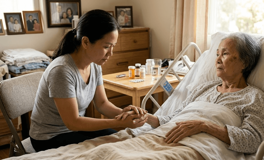 An Ủi Người Già Bệnh Nặng
