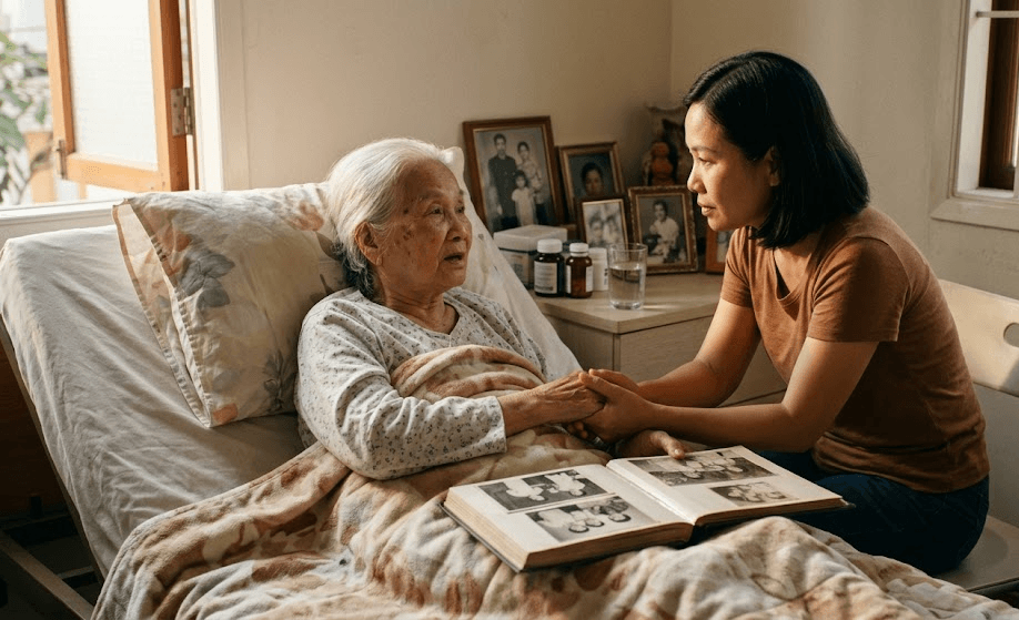 An Ủi Người Già Bệnh Nặng