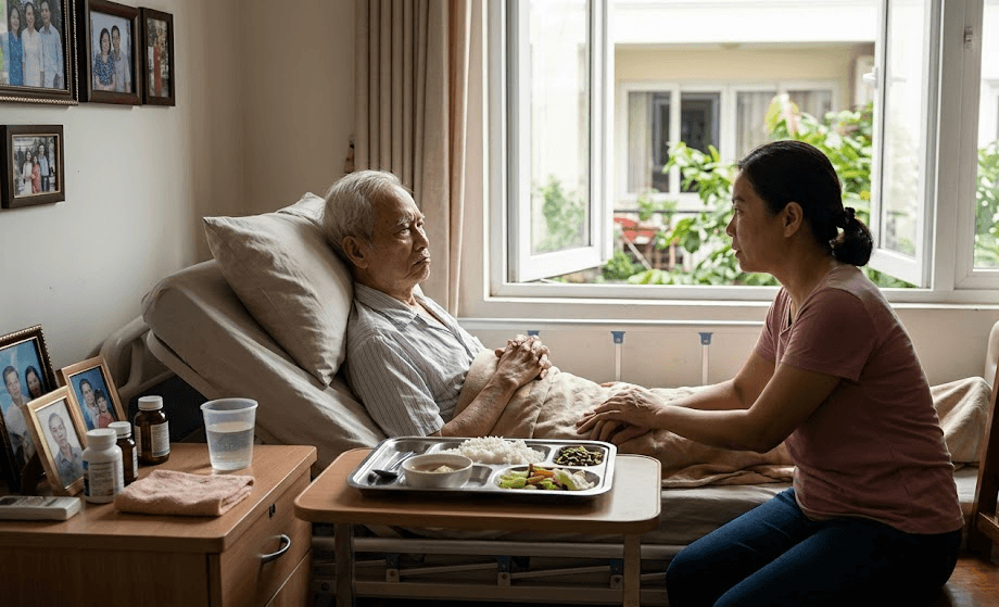 An Ủi Người Già Bệnh Nặng
