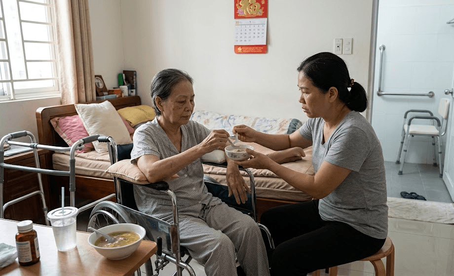 Áp Lực Chăm Sóc Sau Đột Quỵ
