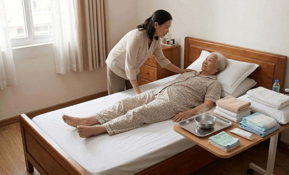 Xoay Trở Người Già Nằm Liệt Giường