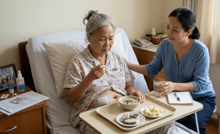 Người Sau Mổ Ăn Ít
