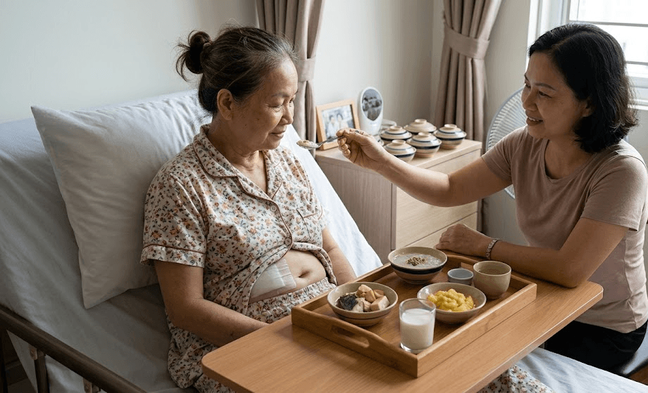 Người Sau Mổ Ăn Ít