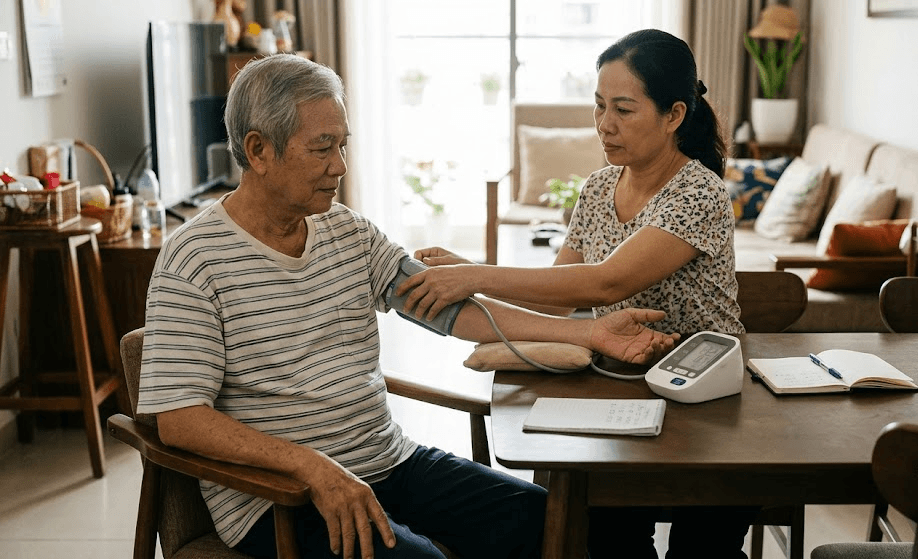 Theo Dõi Huyết Áp Sau Tai Biến