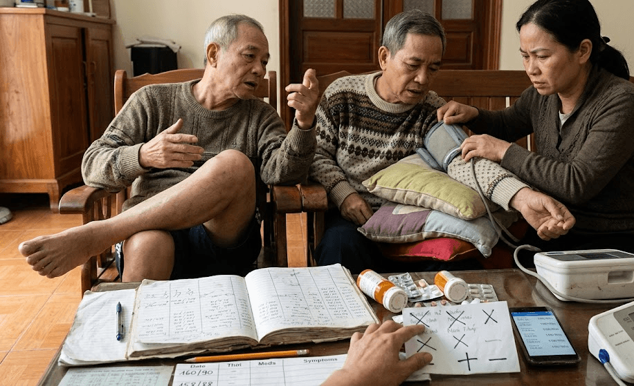 Theo Dõi Huyết Áp Sau Tai Biến