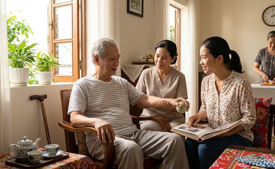 khó ngủ sau tai biến