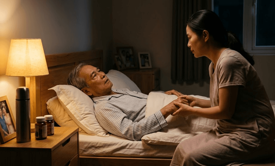 khó ngủ sau tai biến