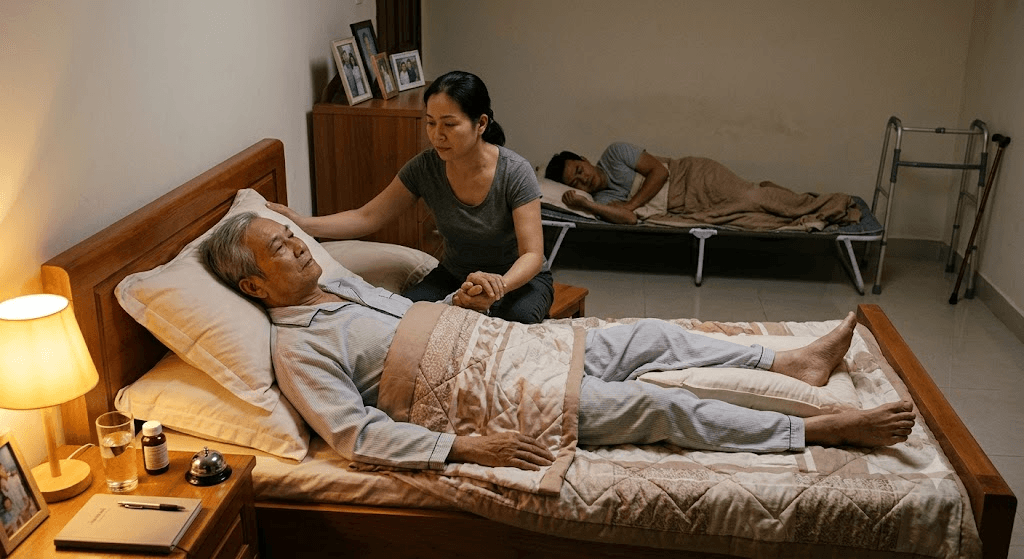 khó ngủ sau tai biến