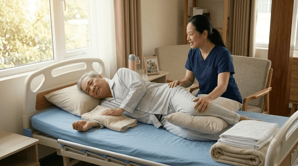 Tư thế nằm cho người bệnh sau đột quỵ