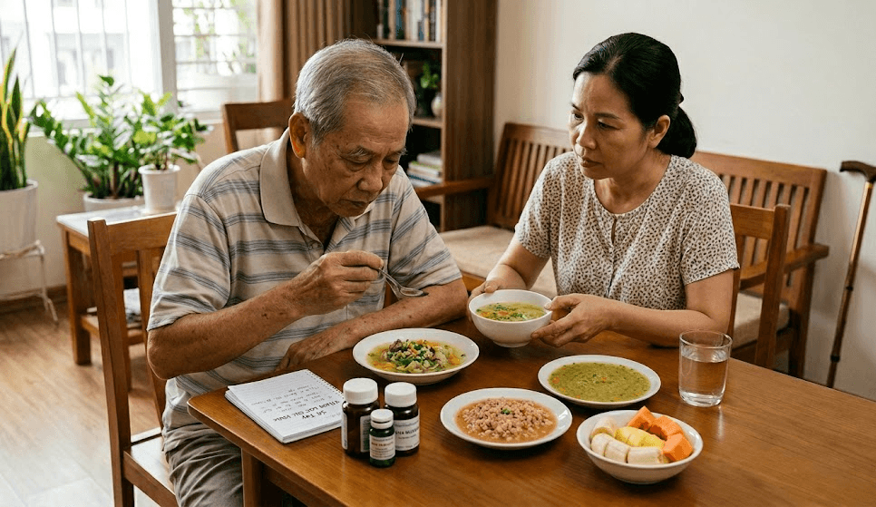 dinh dưỡng cho người già
