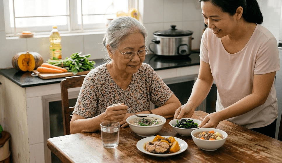 dinh dưỡng cho người già