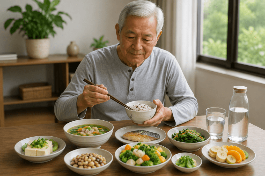 dinh dưỡng cho người già