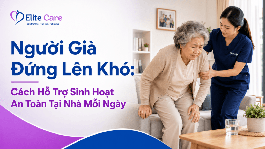 người già đứng lên khó